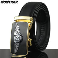 WOWTIGER New Automatic buckle men belts