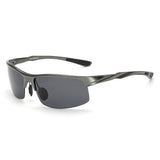 SUNRUN Men Driving Sunglasses Aluminum Frame Polarized Sunglasses