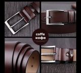 COWATHER belt cow genuine leather