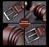 COWATHER belt cow genuine leather