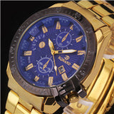 Golden&Rose Gold Luxury Mens Watch