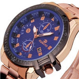 Golden&Rose Gold Luxury Mens Watch