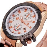 Golden&Rose Gold Luxury Mens Watch