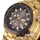 Golden&Rose Gold Luxury Mens Watch