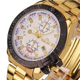 Golden&Rose Gold Luxury Mens Watch