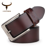 COWATHER belt cow genuine leather