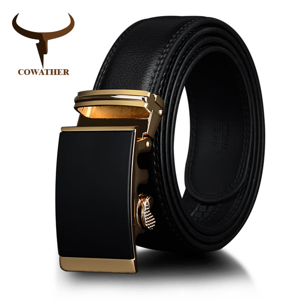 COWATHER Cow Leather men belts