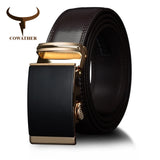 COWATHER Cow Leather men belts