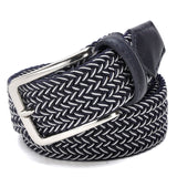 Men Blue Elastic Stretch Waist Belt