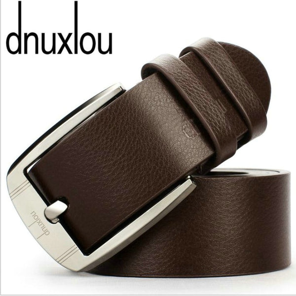 dnuxlou Business Leisure Wide Faux PU Leather Belt