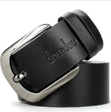 dnuxlou Business Leisure Wide Faux PU Leather Belt