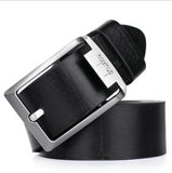 dnuxlou Business Leisure Wide Faux PU Leather Belt