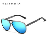 VEITHDIA Brand Mens Aluminum Magnesium Sunglasses Polarized
