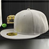 Fashion Adjustable Men Women Baseball Cap Solid Hip-Hop Snapback Flat Hat Visor