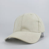 Unisex Soft Suede Baseball Cap