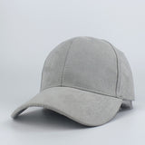 Unisex Soft Suede Baseball Cap