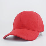 Unisex Soft Suede Baseball Cap
