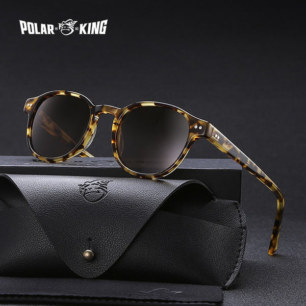 POLARKING Brand Vintage Designer Polarized Sunglasses For Men