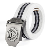 Male Belt Iron Man Buckle High Quality Designer Brand Belt