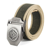 Male Belt Iron Man Buckle High Quality Designer Brand Belt