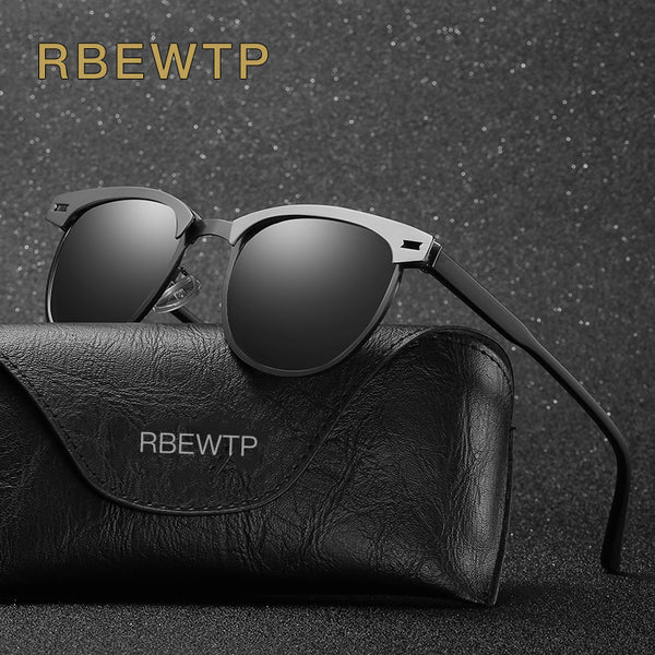 RBEWTP Unisex Retro Vintage Men's Sunglasses Polarized