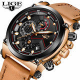 LIGE Fashion Mens Watches
