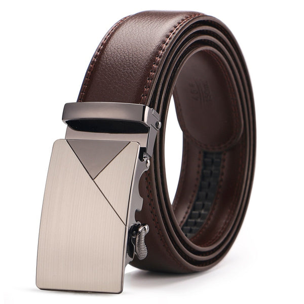 Brand Brown Leather Belt