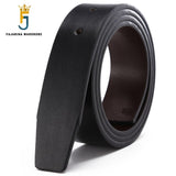 FAJARINA Double Sided Second Layer Quality Genuine Cowhide PU Leather for Smooth Slide 3.3cm Belts Men without Buckle LUBT16