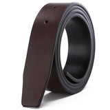 FAJARINA Double Sided Second Layer Quality Genuine Cowhide PU Leather for Smooth Slide 3.3cm Belts Men without Buckle LUBT16