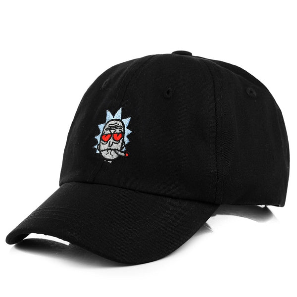 Rick and Morty New Khaki Dad Hat Crazy Rick Baseball Cap