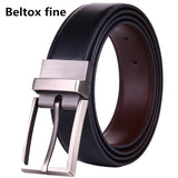 Men's Belts Genuine Leather Dress Reversible Belt