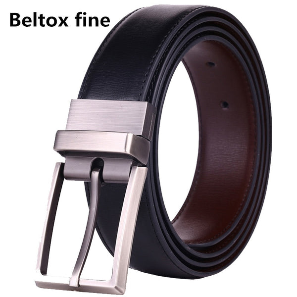 Men's Belts Genuine Leather Dress Reversible Belt