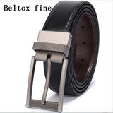 Men's Belts Genuine Leather Dress Reversible Belt