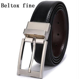 Men's Belts Genuine Leather Dress Reversible Belt