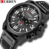 Top Brand Luxury CURREN 8314 Fashion Leather Strap Quartz Men Watches