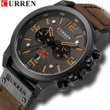 Top Brand Luxury CURREN 8314 Fashion Leather Strap Quartz Men Watches