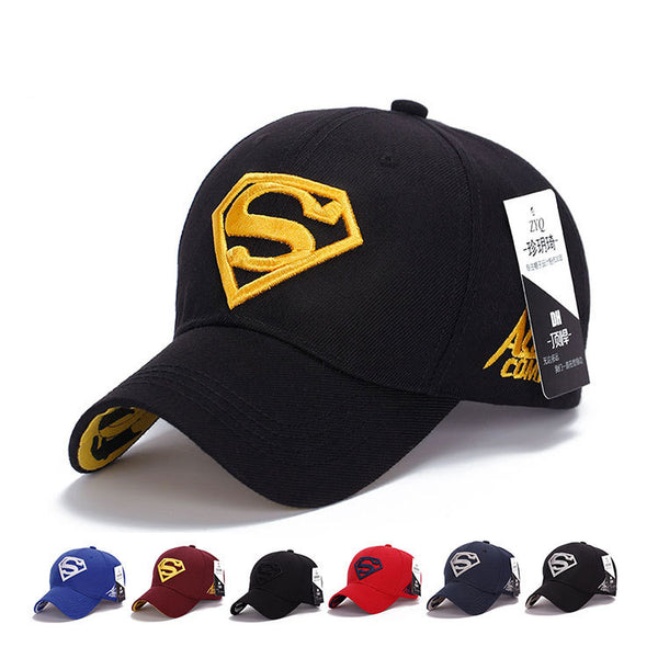 Women Men Shiny Diamond superman Stapie Baseball Caps