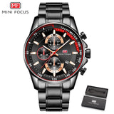 MINI FOCUS 2019 Fashion Blue Watch Men
