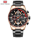 MINI FOCUS 2019 Fashion Blue Watch Men