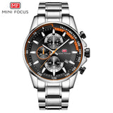 MINI FOCUS 2019 Fashion Blue Watch Men