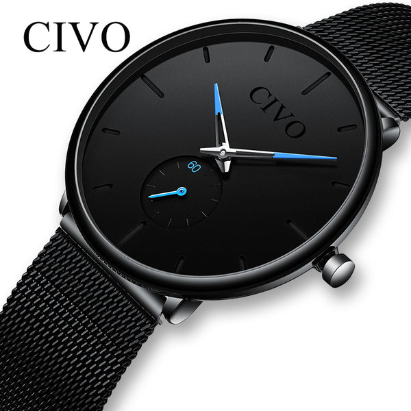 CIVO Fashion Watch Men Waterproof