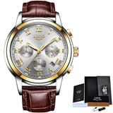 LIGE Watches Men Sports Waterproof Date Analogue Quartz Men's Watches