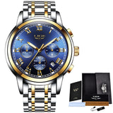LIGE Watches Men Sports Waterproof Date Analogue Quartz Men's Watches