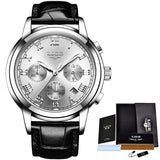 LIGE Watches Men Sports Waterproof Date Analogue Quartz Men's Watches