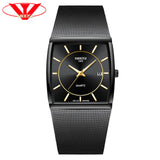 NIBOSI Golden Quartz Watch Men