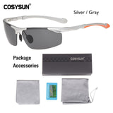 2018 Men Polarized Rimless Aluminum Sunglasses