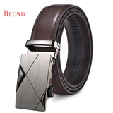 Brand Brown Leather Belt