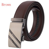 Brand Brown Leather Belt