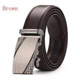 Brand Brown Leather Belt