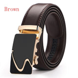 Brand Brown Leather Belt